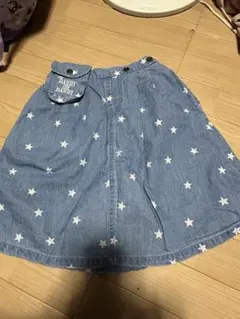 Daddy Oh Daddy デニムスカート 星柄