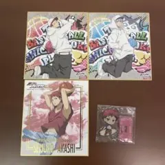 ❶黒子のバスケ 赤司征十郎 黒子テツヤ 色紙 アクリルキーホルダー 4点セット