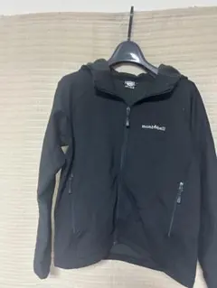 子供用　mont-bell CLIMAPLUS フルジップパーカー 140 黒