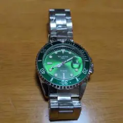 WLISTH グリーンダイバーズクォーツ腕時計