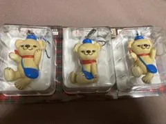 ぽすくま フィギュアストラップ３種
