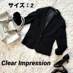 【クリアインプレッション】 テーラードジャケット ジャケット スーツ カジュアル