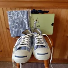 CONVERSE × PORTER ストライプ スニーカー