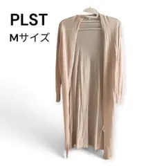PLST プラステ ロングカーディガン ベージュ M 薄手 羽織り 冷房 紫外線のサムネイル