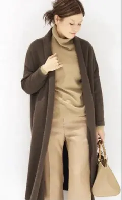 ★美品★MUSE de Deuxieme classeニットカーディガン36BR Deuxieme Classe（ドゥーズィエムクラス）の「【MUSE de Deuxieme