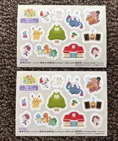 ぽこあポケモン　ステッカー　シール　ポケモン　ピカチュウ　イオン　クイズラリー