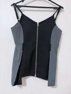HARE フロントジップ ビスチェ
