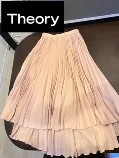 Theory プリーツスカート ピンク Pサイズのサムネイル