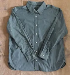 無印良品 洗いざらし ブロードレギュラーカラー長袖シャツ Lサイズ レディース