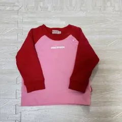 ミキハウス　バックロゴ　トレーナー