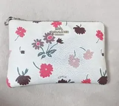 COACH(コーチ) フラワープリントポーチ
