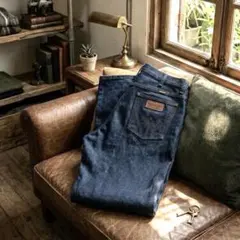 Wrangler インディゴスリムジーンズ デニム ネイビー ストレッチ