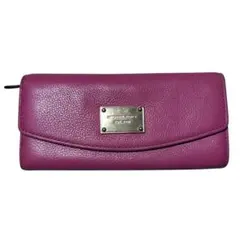 MICHAEL KORS マイケルコース 長財布 ピンク レザー ゴールド金具