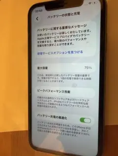 iPhone 11 本体 グリーン 背面割れあり