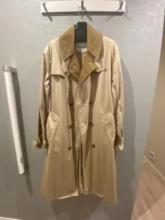 Barbourバブアー トレンチコート 38（L相当）希少モデル コーデュロイ襟