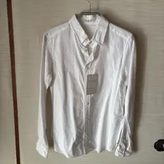新品タグ付きMACPHEE ホワイト 長袖シャツ