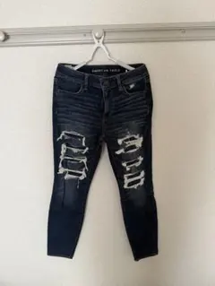 AMERICAN EAGLE ダメージスキニーデニム