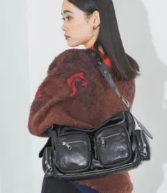 極美品✨ JEANASIS　ワンショルダーバッグ　 Wポケット　y2k