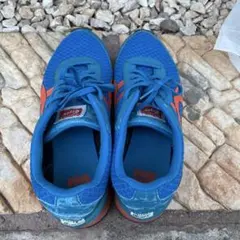 オニツカOnitsuka Tiger ランニングシューズ 青/オレンジ