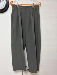 Casper John ヘビーTRテーパードワイドスラックス　Sサイズ