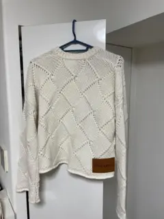 最終SALE！新品タグ付き★JW ANDERSON クルーネックニット ホワイト