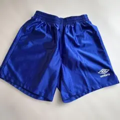 umbro ハーフパンツ 青　　練習用パンツ150