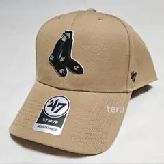 47 Brand BOS レッドソックス カーキ ベージュ キャップ 帽子のサムネイル
