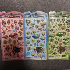 メルカリ最安！パワーパフガールズ【うるちゅるポップシール　3種セット】