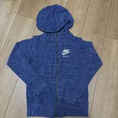 Nike フード付きパーカー キッズM ネイビー