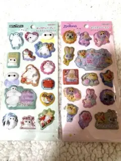 【正規品】ズートピア　ベイマックス ポップデコパーティー　わたあめカプセルシール