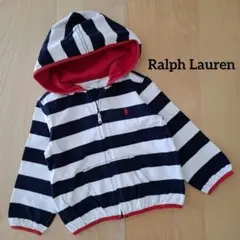 ラルフローレン ジップアップ パーカー 薄手 24M90 羽織り ボーダー