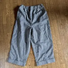 Samansa Mos2 グレー チェックパンツ Fサイズ