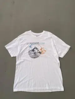 クイックシルバーTシャツ北斎Tシャツoldサーフスケート90sTシャツサーフィン