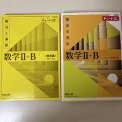 新課程　チャート式　解法と演習　数学 II + B