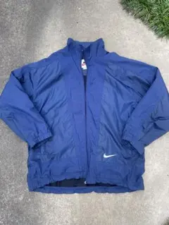 90s NIKE ナイキ vintage ナイロンジャケット　短丈　刺繍ロゴ