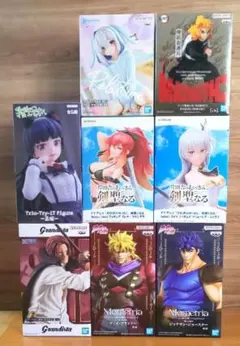 フィギュアまとめ売り ワンピース、鬼滅の刃、ジョジョ、片田舎のおっさん、他