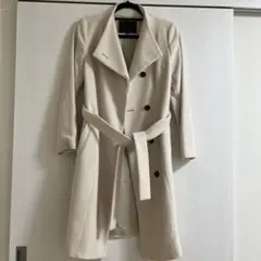 UNTITLED アイボリー ロングコートのサムネイル