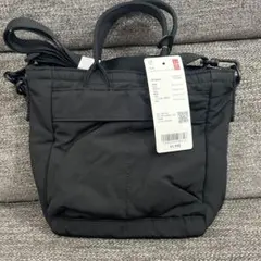 UNIQLO 2way ユーティリティミニバッグ ブラックのサムネイル