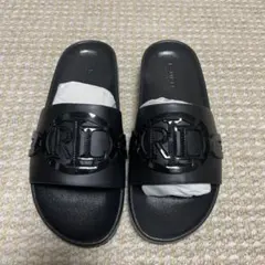 未使用箱付✨JIMMYCHOO サンダル 41 黒 25.5~26 ユニセックス - メルカリ