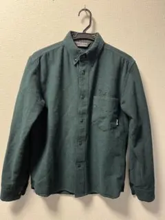 Cut Rate ダークグリーン ボタンダウンシャツ