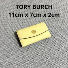 Tory Burch　トリーバーチ　レザー６連キーケース　イエローのサムネイル