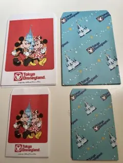 ディズニー　封筒　レトロ