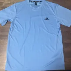 ◇ adidasトレインエッセンシャルズ メンズ Tシャツ　水色
