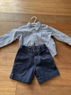 入園式 男の子Ralph Lauren シャツ・ショートパンツセット 80