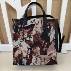 ear イアパピヨネ 2way トートバック 23AW ジャガード 馬柄のサムネイル