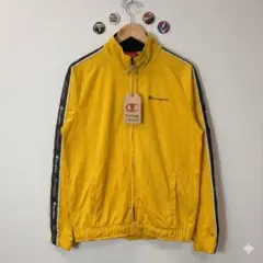 【激レア色】チャンピオン トラックジャケット マスタード 90s 袖ロゴ L