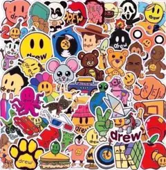 45番 Drew house ステッカー ストリート 50枚 /スケボー/レトロ