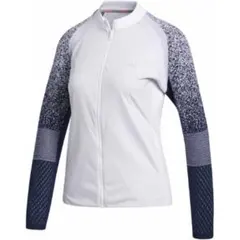 極美品　adidas アディダスゴルフ　レディース　白　異素材　ストレッチ　長袖