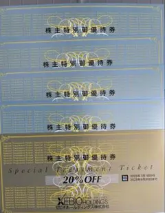 ゼビオホールディングス株主優待券