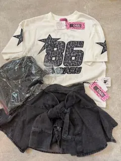 ⭐︎KOGYARU コギャル⭐︎上下セット　⭐︎新品未使用　130 バースデイ⭐︎